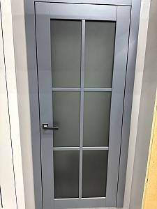 Двері Danapris Art-Decor Queen 2 фарба RAL 7024 (графітово сірий)скдо сатин