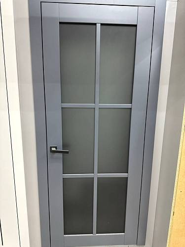 Двері Danapris Art-Decor Queen 2 фарба RAL 7024 (графітово сірий)скдо сатин