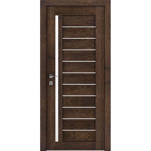 Дверь Rodos Bianca акация темная new (800*2000) полустекло