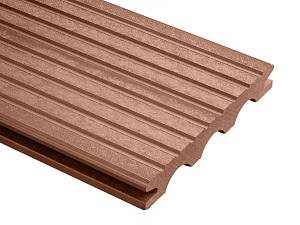 Террасная доска Holzdorf Classik шовная каштан (20*140*2400мм) Массив