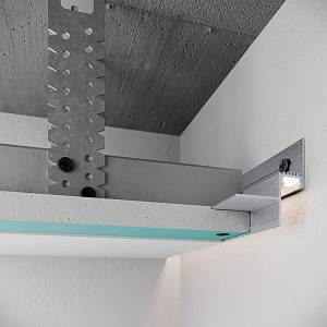 Профіль тіньового шва з LED для стелі 15*20*3000 АПТШ 15