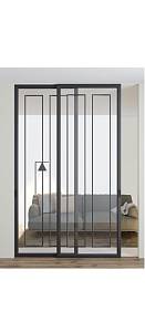 Двері  Dooris Glass Sliding DGS 6 розсувні перегородки скло (подвійні)