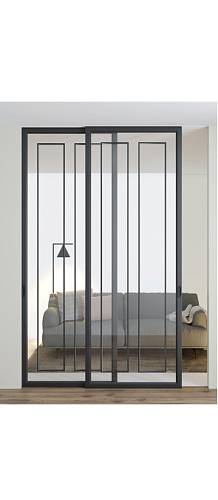 Двері  Dooris Glass Sliding DGS 6 розсувні перегородки скло (подвійні)