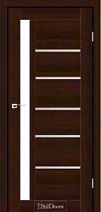 Дверное полотно Riko Nice клен французкий 800*2000 екошпон 38 мм стекло сатин