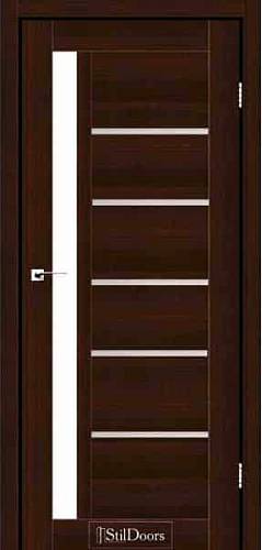 Дверне полотно Riko Nice Французький клен 800*2000 екошпон 38мм скло сатин