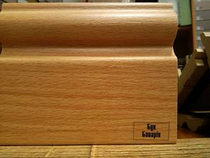 Плінтус МДФ Супер Профіль h 110 Бук Баварія ПП16110 (2800х110х16мм) (8шт/уп)