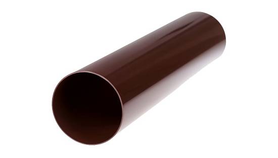 Труба водосточная Profil ( 002 ) коричневая 3 метра Д 100 (7 шт.)