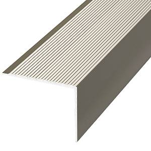 П19-01 Порог Омис (35*35мм) угловой серебро (1800мм)