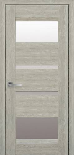 Дверь Новый Стиль Ибица дуб сицилия (600*2000) Нано Флекс стекло сатин