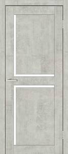 Дверь  Doors Smart С101 Бетон светлый (800*2000) ПВХ, стекло сатин