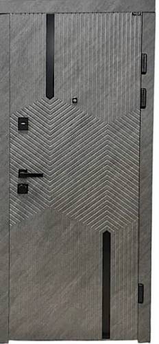 Двері вхідні Портала Люкс Мангеттен Зріз каміння/бетон сніжний 850*2040 ліва