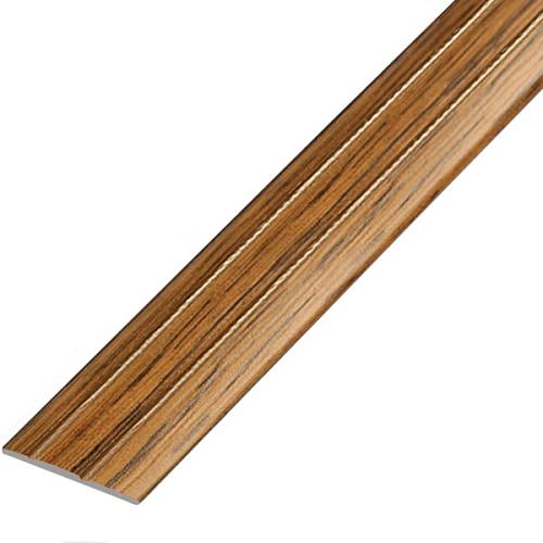 П-6 (227) -05 Поріг Оміс (28мм) стикувальний рифлений горіх (1800мм)