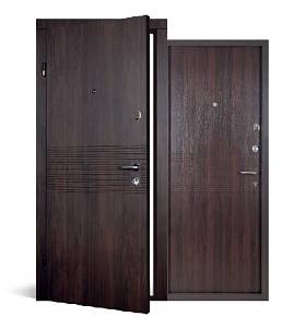 Двері вхідні Abwehr (Nova ) Mirel (309/0) 860/960х2050 (темний орех/темний орех)