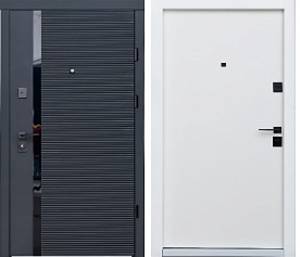 Двері Berez Lux Fusion(860/960*2040) Пастель СофтБлек/Білийматовий