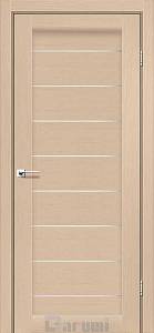 Дверь межкомнатная Darumi Leona Дуб боровой (800*2000) стекло сатин белый