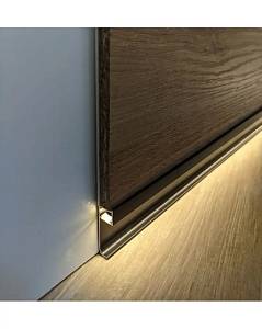 Плінтус алюмінієвий LED Best Deal Чорний 5/40/2,5 м