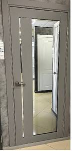 Дверь Терминус Elit-Soft123 ПП оникс  (800*2000) зеркало графит