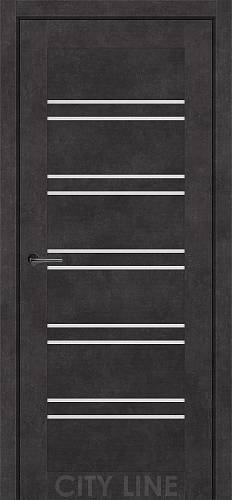 TERENZA City Line Express (900 х 2000, Онікс Сірий, Сатин білий)