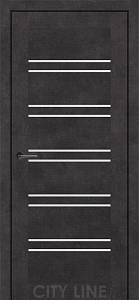 TERENZA City Line Express (700 х 2000, Онікс Сірий, Сатин білий)