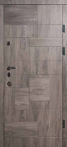 Двері Вхідні Магда тип 3 модель MG 601/605 Дуб шато еко 860, 960 (квартира)