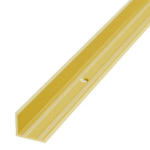 617-03 Порог Омис (10,8*17мм) облицовочный золото (2500мм)
