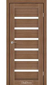Дверне полотно FLORIDA StilDoors Итальянский орех (800*2000) ПВХ, стекло сатин