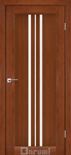 Дверь межкомнатная Darumi Stella Орех роял (800*2000) стекло сатин белое