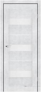 Дверне полотно MEXICO StilDoors Светлый бетон (800*2000) ПВХ, стекло сатин