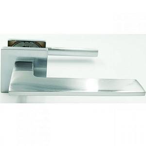 Ручка Trion на квадратной розете Greco AL-AL MCP перл.хром