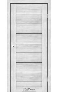 Дверне полотно TANZANIA StilDoors Сандал (800*2000) ПВХ, стекло черное (СК)