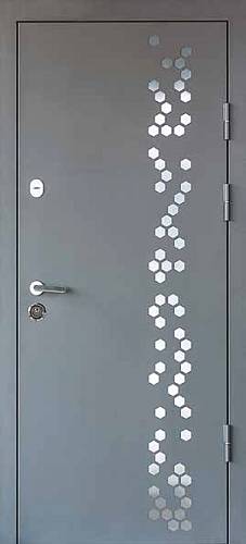 Двері Вхідні Магда тип 4 модель Ral NО21/MG 157 Бетон темний (вулиця)