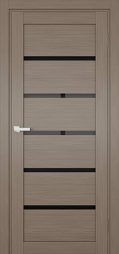 Дверь Терминус UKRAINIAN DOORS UD-4  (600*2000мм) Горіх Темний ПВХ, скло сатин