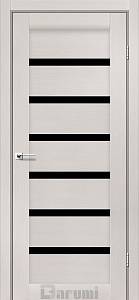 Дверь межкомнатная Darumi Vela Дуб ольс (800*2000) стекло черное