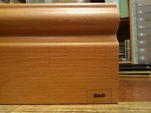 Плінтус МДФ Супер Профіль h 110 Ольха ПП16110 (2800х110х16мм) (8шт/уп/22,8кг)