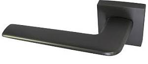 Ручка на квадратной розете Trion Strong AL-74 Black