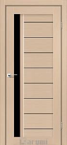 Дверь межкомнатная Darumi Bordo Дуб боровой (800*2000) стекло черное