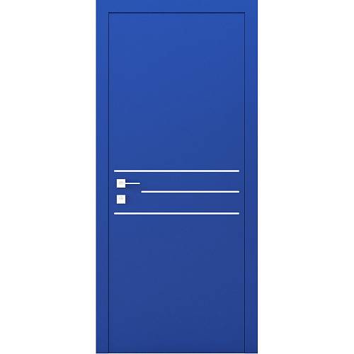 Дверь Родос Prima 3G RAL 5010 (800*2000) окрашенная, глухая