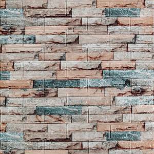 Панель стеновая 3D 700х770х3мм МРАМОР ЦВЕТНОЙ (D) SW-00001897