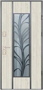 Двері вхідні Hardy St Securemme HPL Calibry Butterfly (870*970*2050) стеклопакет с ковкой