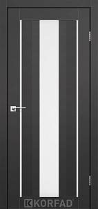 Двери Korfad Aliano AL-02 Super Pet антрацит 800*2000 сатин белый