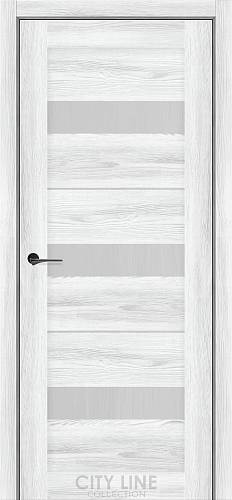 Дверне полотно ARION City Line (800 х 2000, Дуб Айс, Сатин білий)