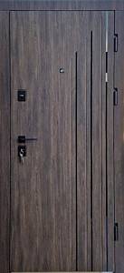 Двері вхідні Форт НоксТроя Дуб Катанія темний/кашемір матовий 950*2030 права квартира
