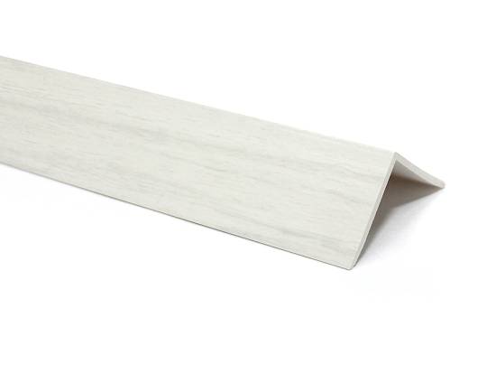 Угол ПВХ Омис (10х20) дуб беленый (2,75м.п./шт) (25шт/уп)