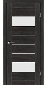 Дверь межкомнатная Leador Arona дуб саксонский (700*2000) sincrolam, стекло сатин белый