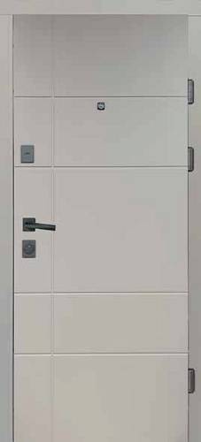 Двері Вхідні Магда тип 12.2 модель MG146 граніт/супермат білий (квартира)