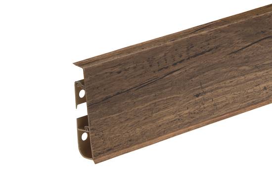 Плінтус ПВХ Hi Line Prestige Cezar Матовый №284 Дуб Леонардо (74*22*2500)