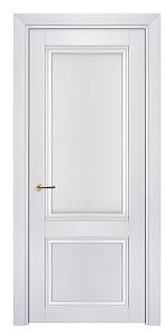Дверь Терминус Неоклассик402 ПП білий матовий  (800*2000) глуха (скл Дн)