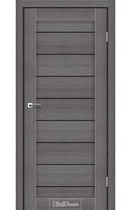 Дверне полотно TANZANIA StilDoors Дрим вуд (800*2000) ПВХ, стекло черное