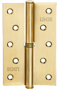 Петля MVM H - 120 R SB (125*75*2,5мм) правая матовая латунь (1 петля в уп)