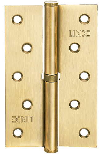 Петля MVM H - 120 R SB (125*75*2,5мм) правая матовая латунь (1 петля в уп)